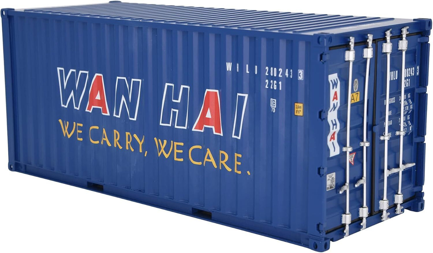 1:20 WAN HAI Shipping Container Model Abs Resin & Wood Toy Home Decoration Gift