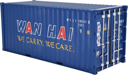 1:20 WAN HAI Shipping Container Model Abs Resin & Wood Toy Home Decoration Gift