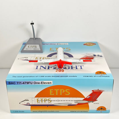 1:200 InFlight ETPS BAC 111-479FU One-Eleven ZE432 Airplane Diecast Plane Model