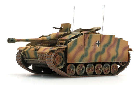 ARTITEC WWII StuG III Ausf G Saukopf (1944) camo 1/87 FINISHED MODEL TANK