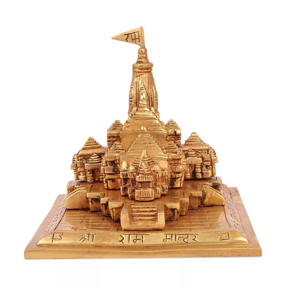 Brass Lord Sri Ram Ayodhya Ram Mandir Temple Miniature Statue Figurine Sculpture