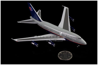 1:400 JC Wings UNITED BOEING 747SP Passenger Airplane Diecast Aircraft Model