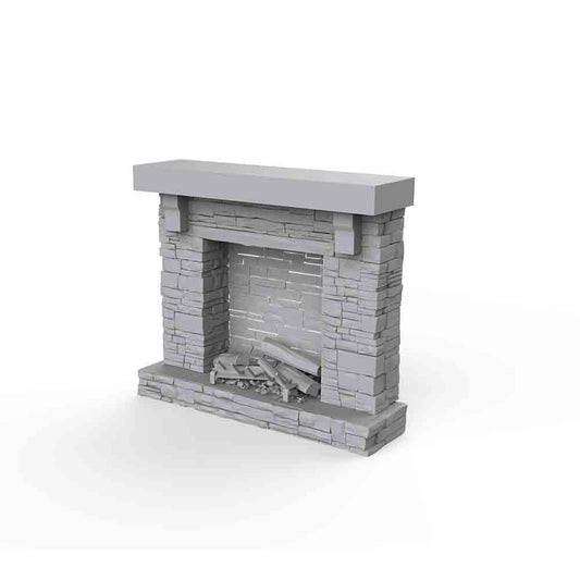 Yao's Studio LYT87051 1/87 HO Fireplace 1 pc For Scene Model Type-1