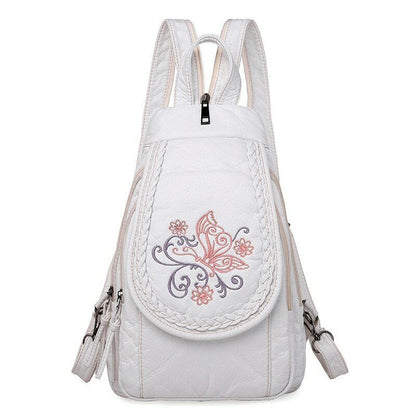 High Quality Backpack Women New Leather Backpack School Bag for Teenage Girls