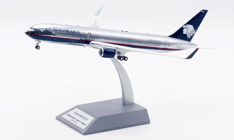 1:200 28CM InFlight AEROMEXICO BOEING 767-300ER Passenger Airplane Diecast Model