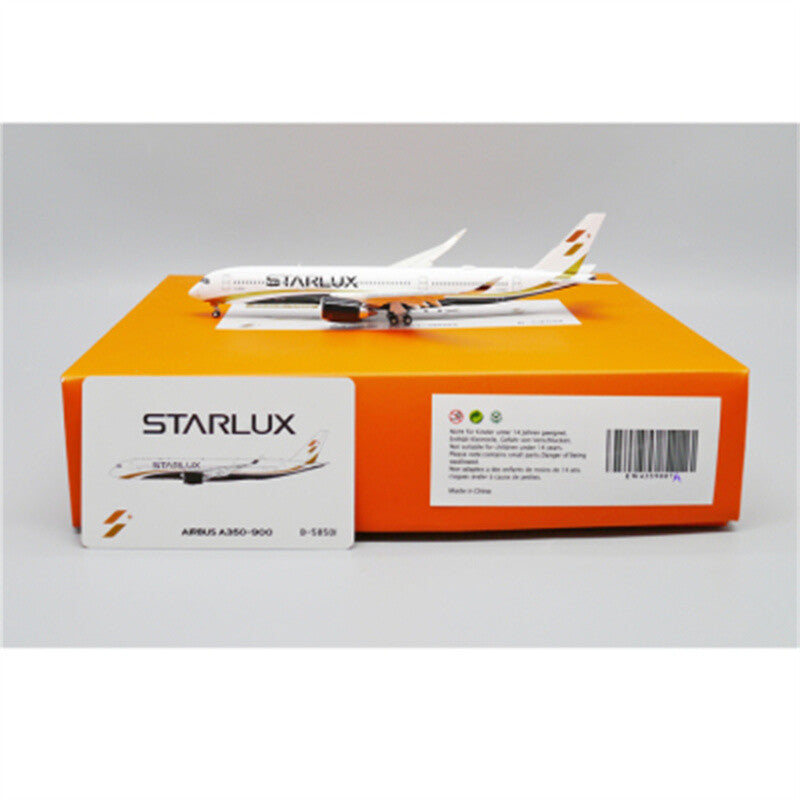 JC Wings STARLUX For Airbus A350-900XWB B-58501 flaps down 1/400 Pre-built Model