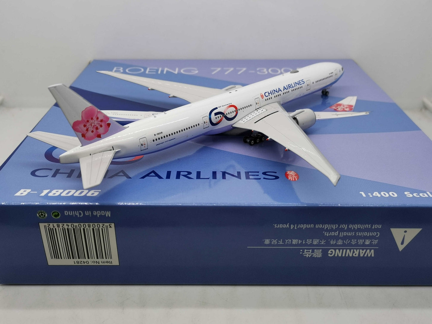 1:400 Phoenix CHINA AIRLINES B777-300ER Airplane Diecast Aircraft Plane Model