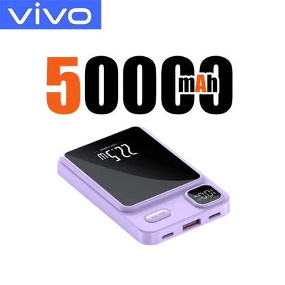 Magnetic Power Bank 50000mAh Wireless Fast Charging Pack
