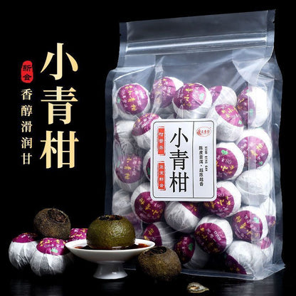 Xinhui Xiaoqingkang Pu'er tea 100g/250g/500g citrus tea raw sun-aged Yunnan ripe