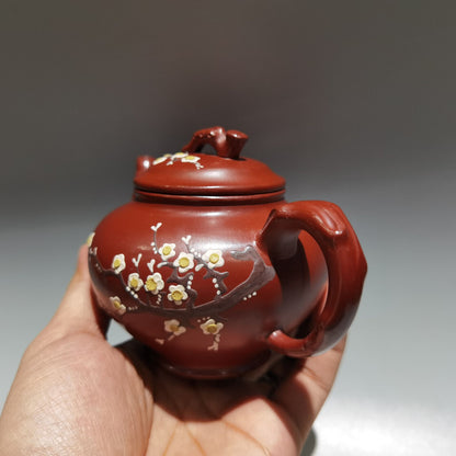 Chinese Yixing Zisha Clay Handmade Exquisite Teapot（报春壶 低款：郝彤彤）