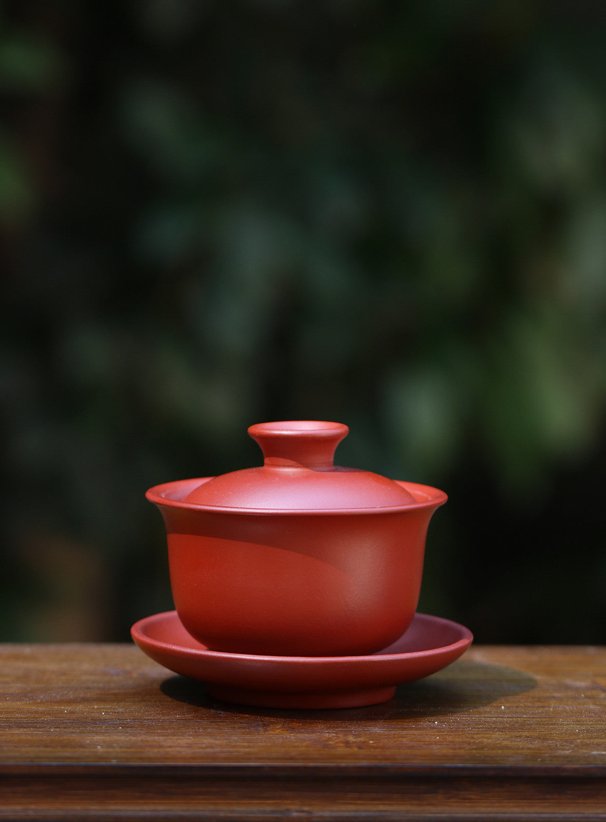 Real Yixing Zisha Gaiwan Dahongpao Clay Cup Bowl Cover The Bowl Tea Bowl & Mat