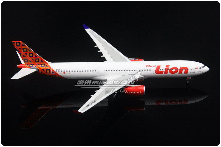1:400 Phoenix Thai Lion AIRBUS A330-300 Passenger Airplane Plane Diecast Model