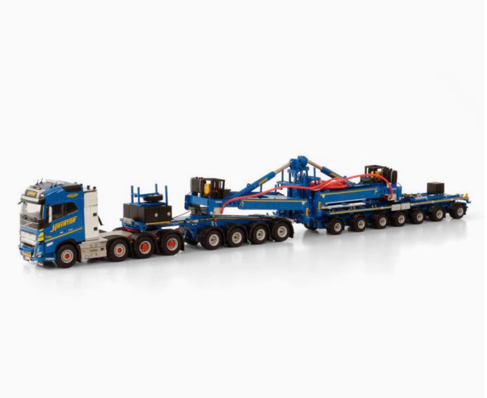 1:50 WSI FH5 8X4 Dolly Wind Power Trailer HAVATOR Machine Truck Diecast Model
