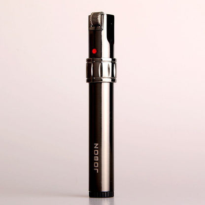 NEW Flint Wheel Lighter Windproof Butane Gas Jet Metal Creative Stick Lighters,