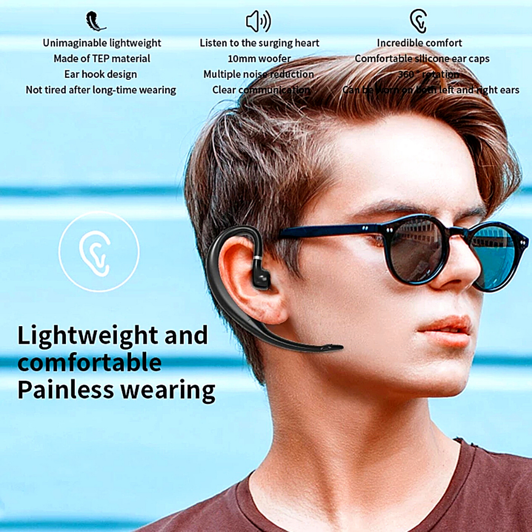 Rare Wireless Bluetooth Handsfree Earphone Earbud Trucker For Smart Phone Tablet
