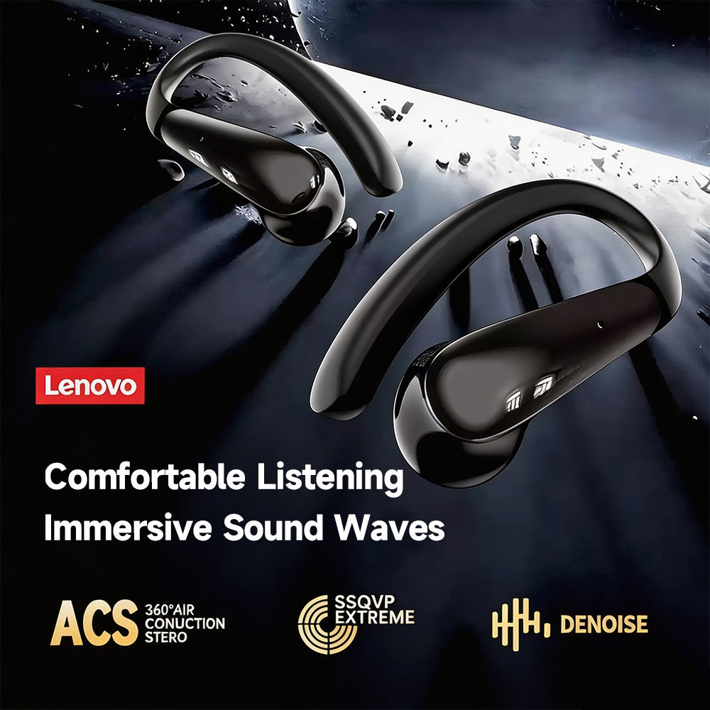 Lenovo thinkplus LK40 OWS Open‑Ear Earbuds BT5.4 13mm 20h Type‑C Ear‑Hook Sports