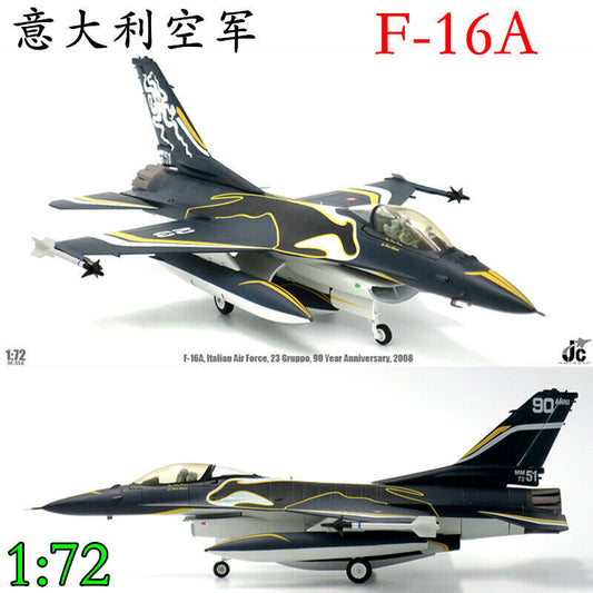 1:72 JC Wings Italian Air Force Lockheed F-16A Fighter Diecast Aircraft Model