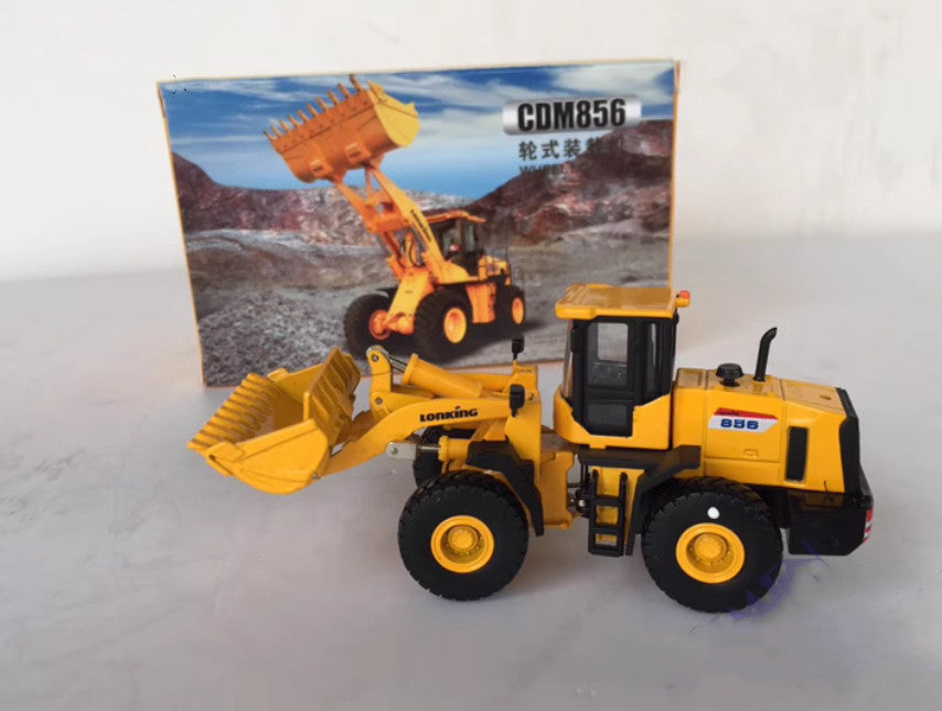 12CM LONKING CDM856 Wheel Loader Construction Machine Equipment Diecast Model
