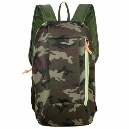 Sports Camouflage Travel Mountaineering Bag Zipper Belt Men Ladies Children