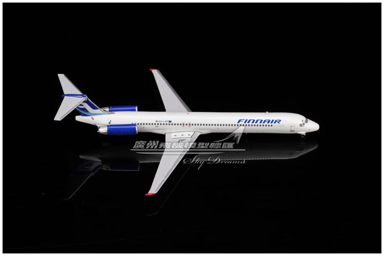 1:400 JC Wings FINNAIR McDonnell Douglas MD-83 Passenger Airplane Diecast Model