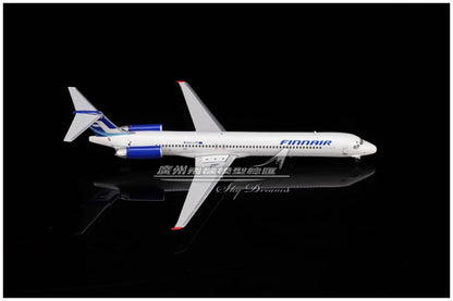 1:400 JC Wings FINNAIR McDonnell Douglas MD-83 Passenger Airplane Diecast Model