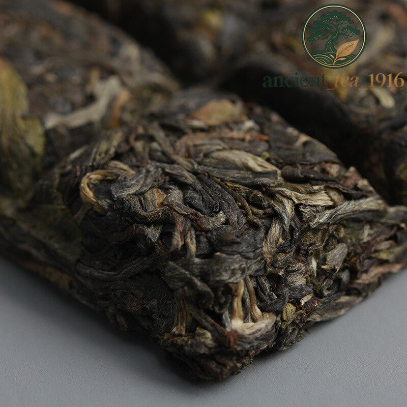Yunnan Puerh Raw Brick Old Tree Spring Tea Natural Healthy Wellness Drink 45g