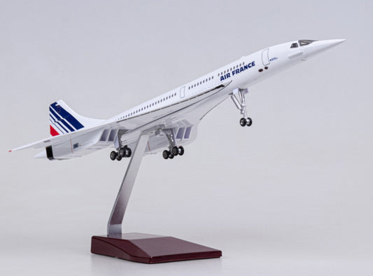 1:125 50CM AIR FRANCE Concorde Airplane Landing gear Resin Aircraft Model