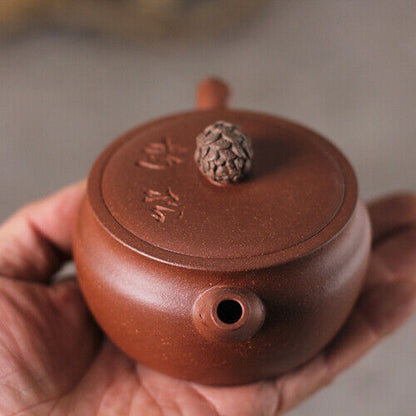 Traditional Craft Health Care Real Yixing Zisha Jiangpo Clay Tea Pot Handmade