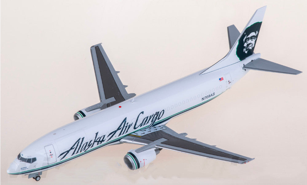 1:200 JC Wings Alaska Airlines B737-400SF Airplane Diecast Aircraft Plane Model