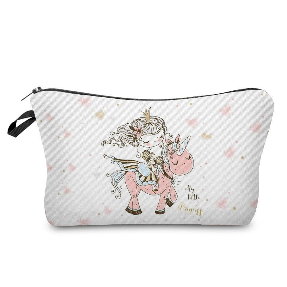 Makeup Bags Dancer Print Cosmetic Case Toiletries Organizer Traveling Polyester