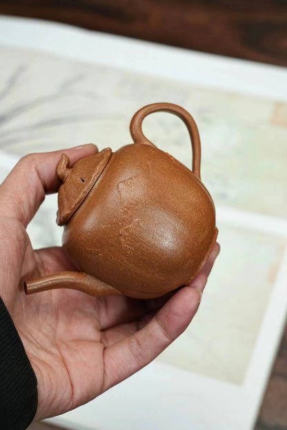 160cc chinese Yixing Handmade Zisha teapot JiangPoNi QingLian Hu Gongfu Tea Pot