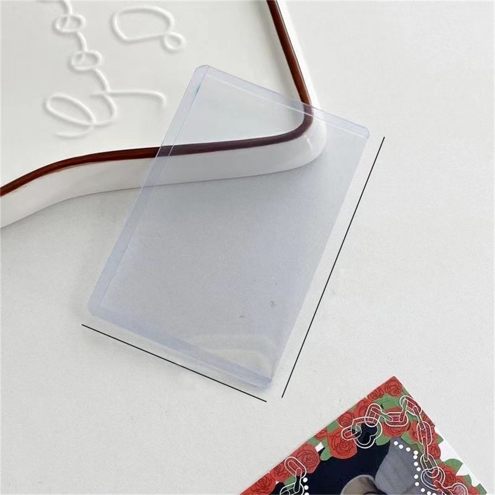 Photo Cards Protective Case 50Pcs Glittery Stars Toploader Bag Sleeves 6.1x9.1cm
