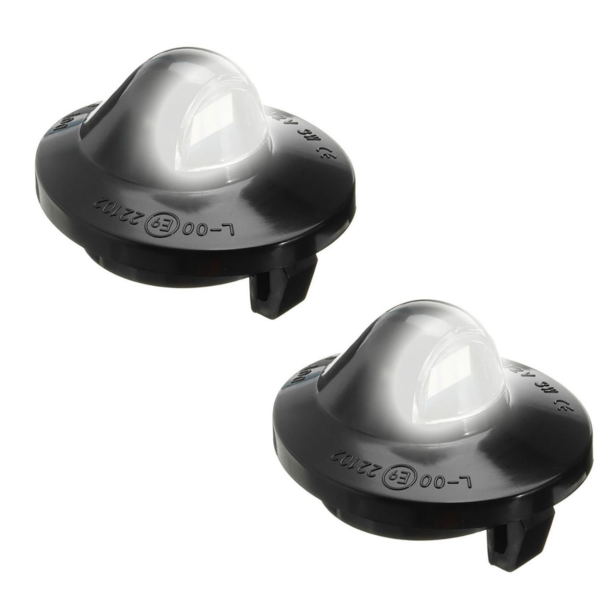 2PCS Super Bright LED License Lamp Assembly Easy Plug Play for Ford F150 Ranger