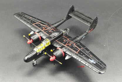 1:144 AF1 USA P61 Black Widow WWII Fighter Bomber Diecast Aircraft Plane Model