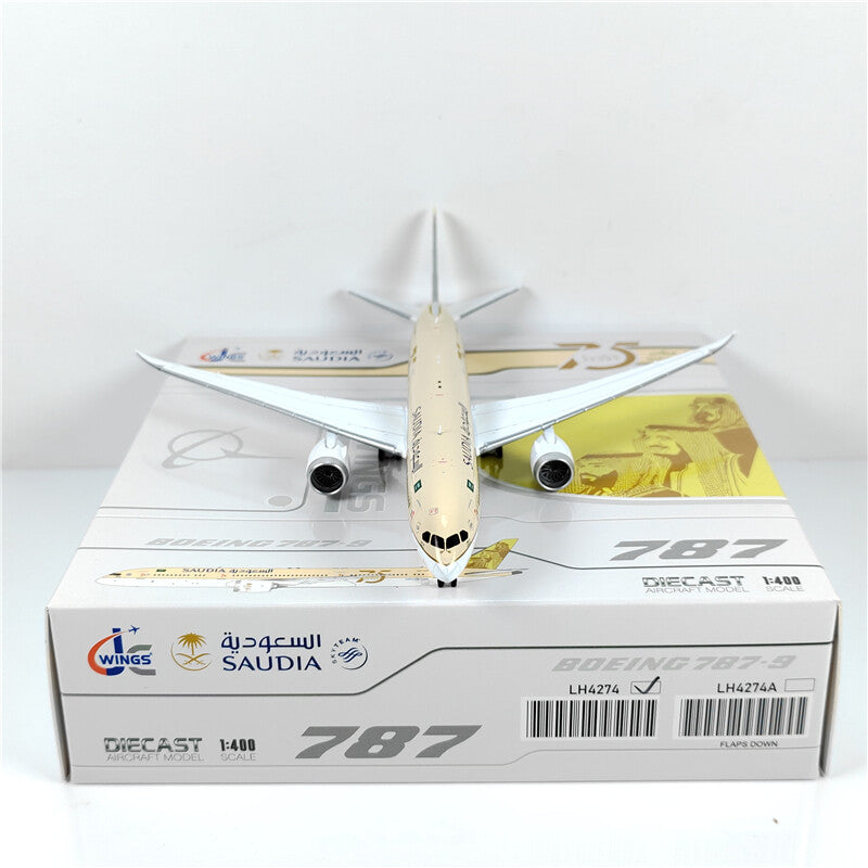 1:400 JC Wings SAUDIA BOEING B787-9 Passenger Airplane Diecast Aircraft Model