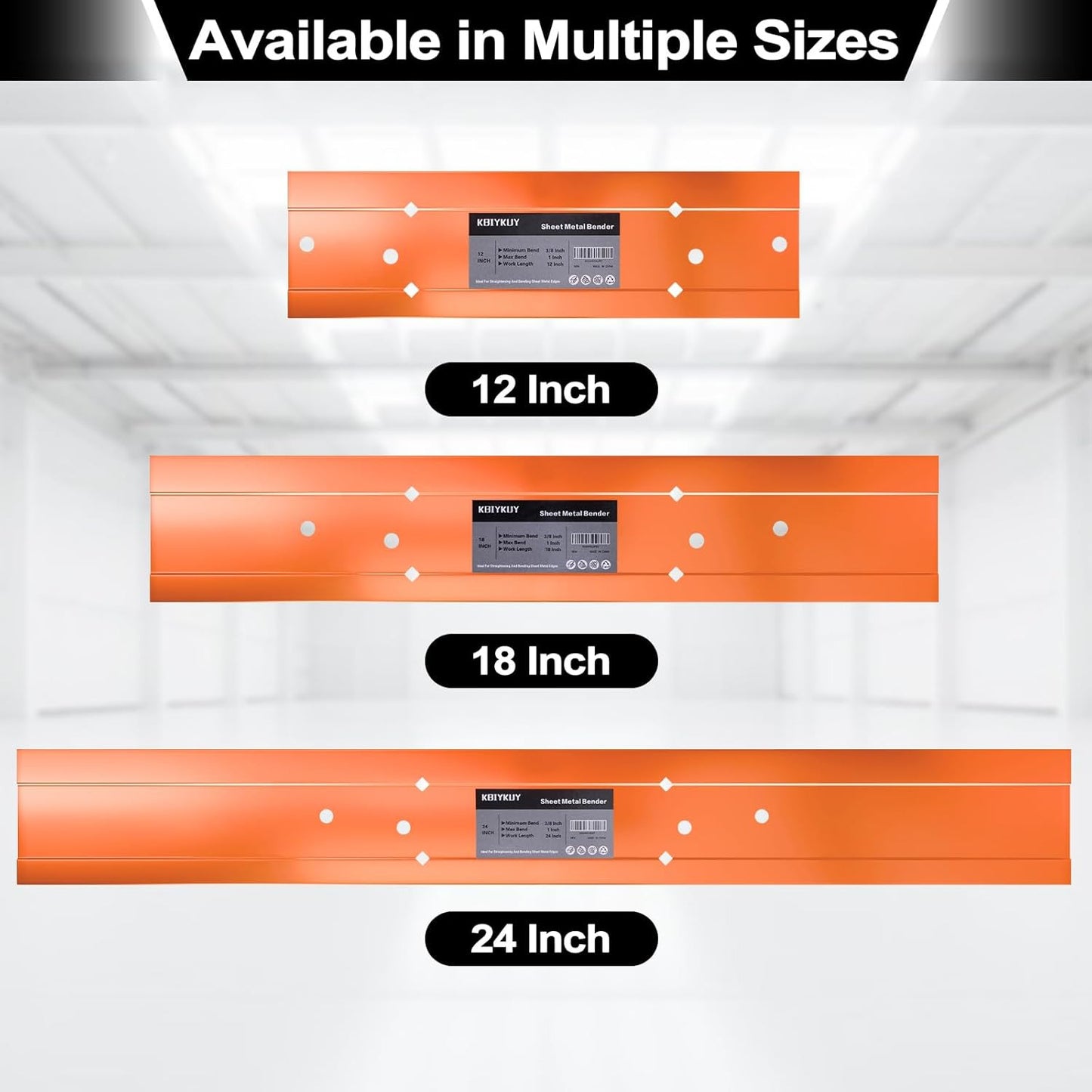 Sheet Metal Bender Folding Tool, 18 Inch Hand Seamer for HVAC Ductwork, Roofing