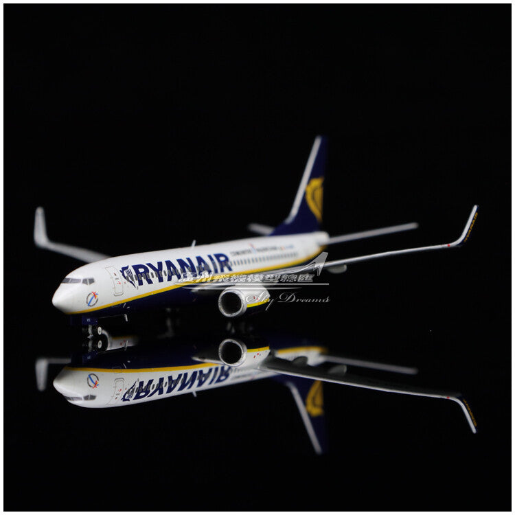 1:400 JC Wings RYANAIR Boeing 737-800 Passenger Airplane Diecast Aircraft Model