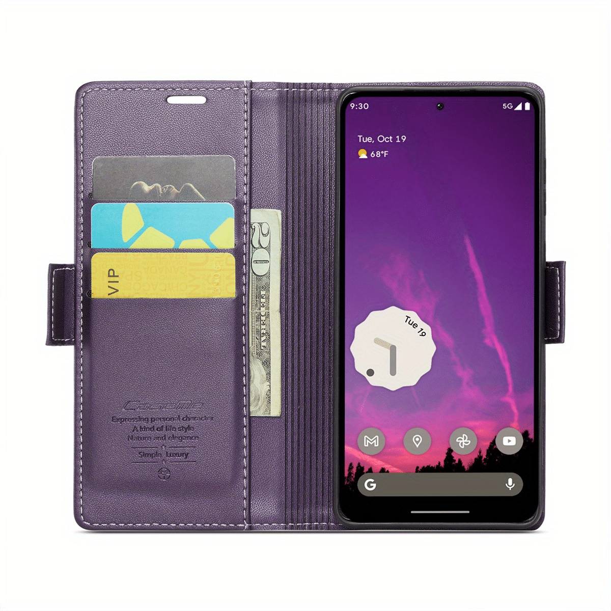 For Google Pixel 9 Pro XL 8Pro 7A 8A Wallet Case With Card Holder for Women Men