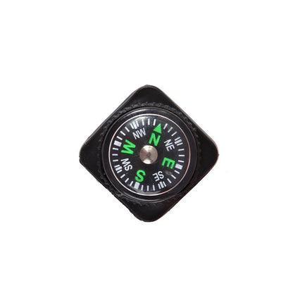Outdoor Whistle Compass Thermometer Potable Keychain Key Ring Climbing Hiking