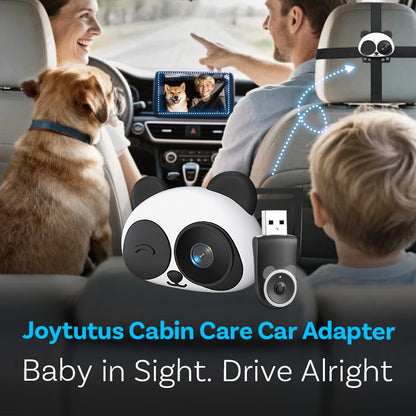 Portable Wireless Cabin Care Carplay Adapter Car Camera Back Seat Baby Monitor