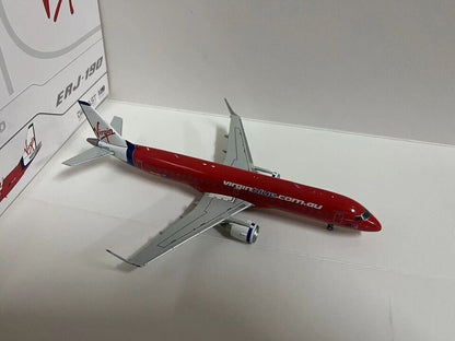 1:200 JC Wings Virgin Blue Embraer ERJ-190 Passenger Airplane Diecast Model