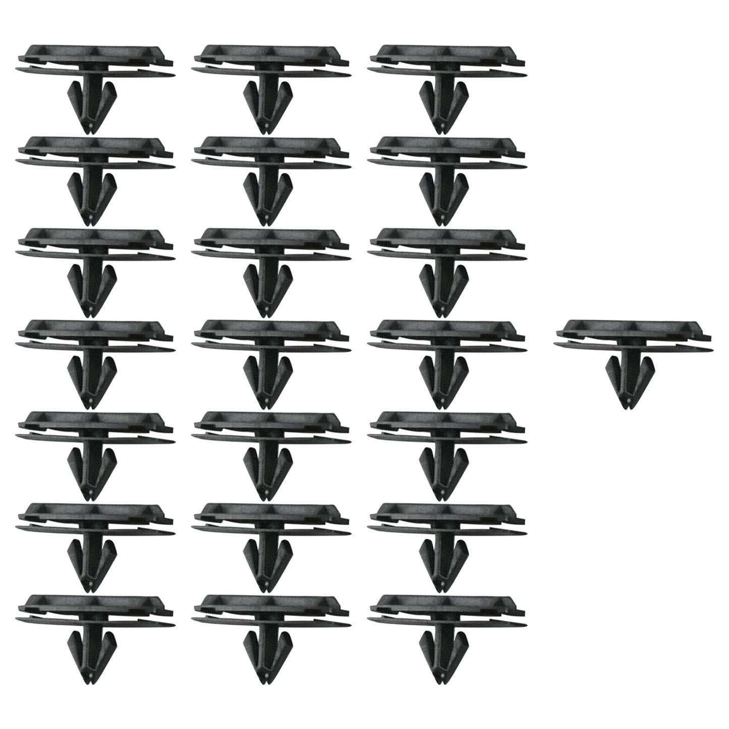 25Pcs Fender Rocker Moulding Clip Retainer For Jeep Wrangler Unlimited JK