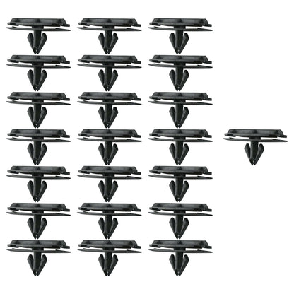 25Pcs Fender Rocker Moulding Clip Retainer For Jeep Wrangler Unlimited JK