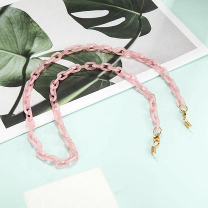 Acrylic Chain Face Mask Necklace Glasses Sunglasses Straps Women Men Neck Holder