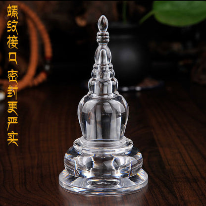 New Buddhism Crystal Stupa Buddhism Supplies Pagoda Decoration