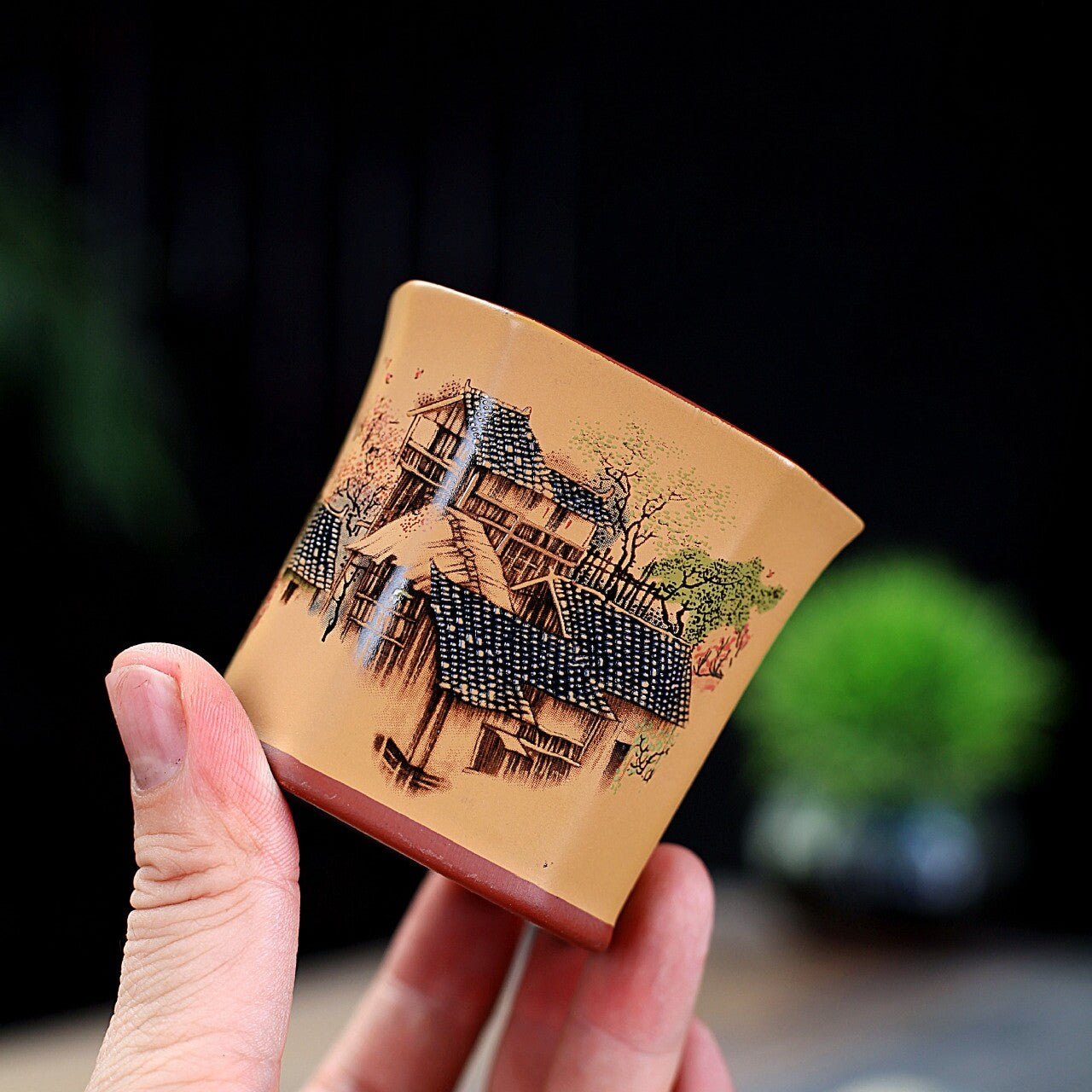 Handmade Tea Cup Marked Master Cup Real Yixing Zisha Duan Clay 160ml Chinese Cup