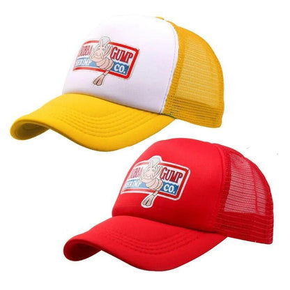 Mens GUMP SHRIMP Mesh Baseball Cap Snapback Hat Adjustable Trucker Outdoor Sport
