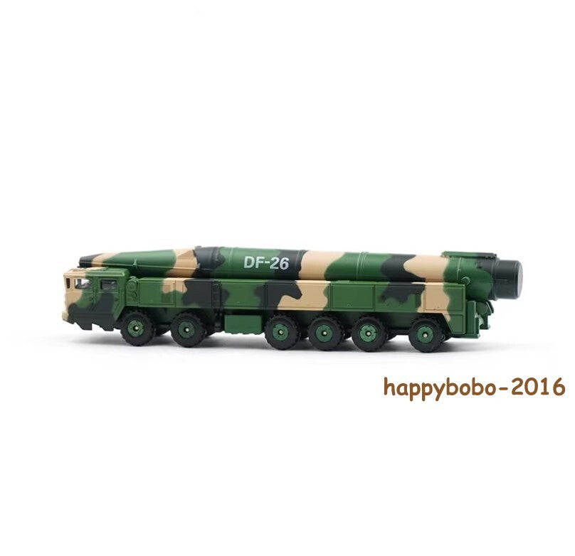 1/100 Scale Chinese DF-26 Nuclear Missile Launcher Tricolor Camouflage Model