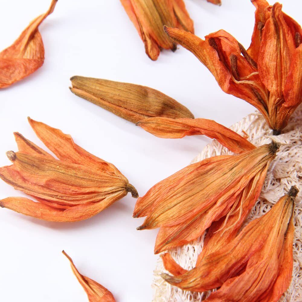 Natural Lily Flower Tea Dried Lily Herbal Tea Blooming Flower Tea 1.75oz/50g
