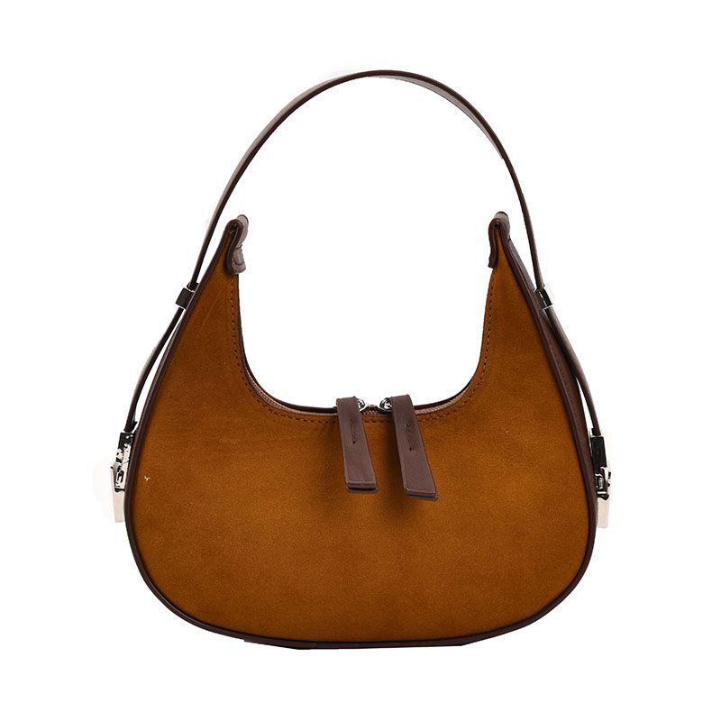 Small Shoulder Bags Vintage Crossbody Bags Armpit Bag Clutch Handbags Zipper 1PC